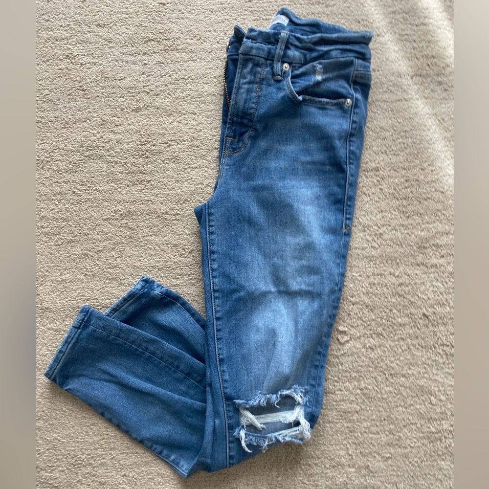 Good American Skinny Ankle Jeans